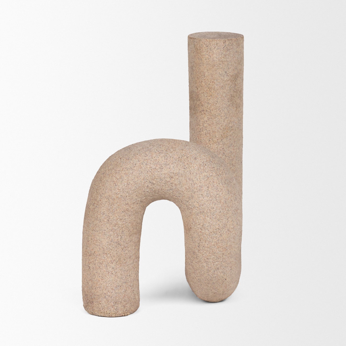 Kailyn Resin Textured Concrete Gray Decorative Object
