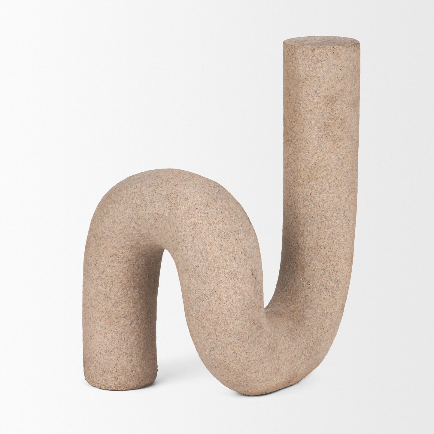 Kailyn Resin Textured Concrete Gray Decorative Object