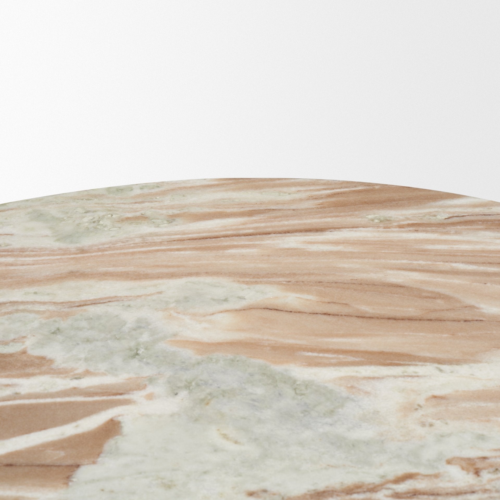 Allyson Coffee Table Pink Marble | Brown Wood - coffee-tables