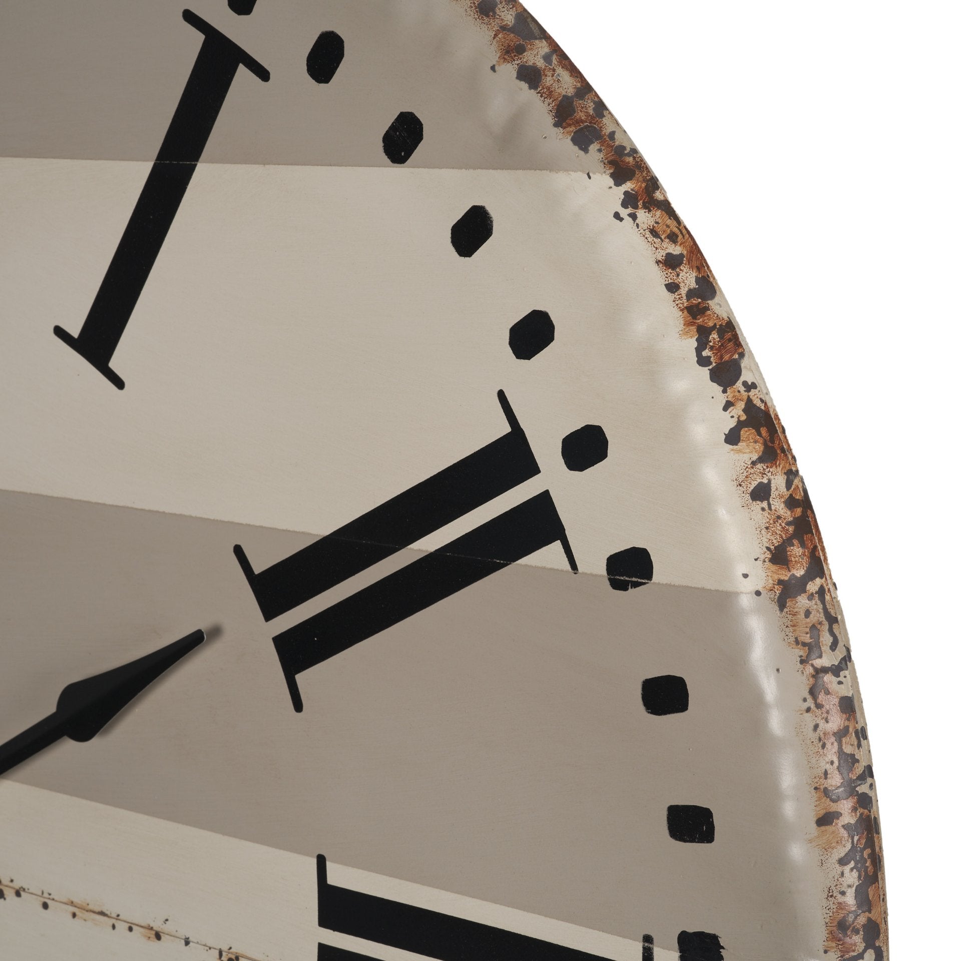 Belton 41.5" Round Oversize Farmhouse Wall Clock