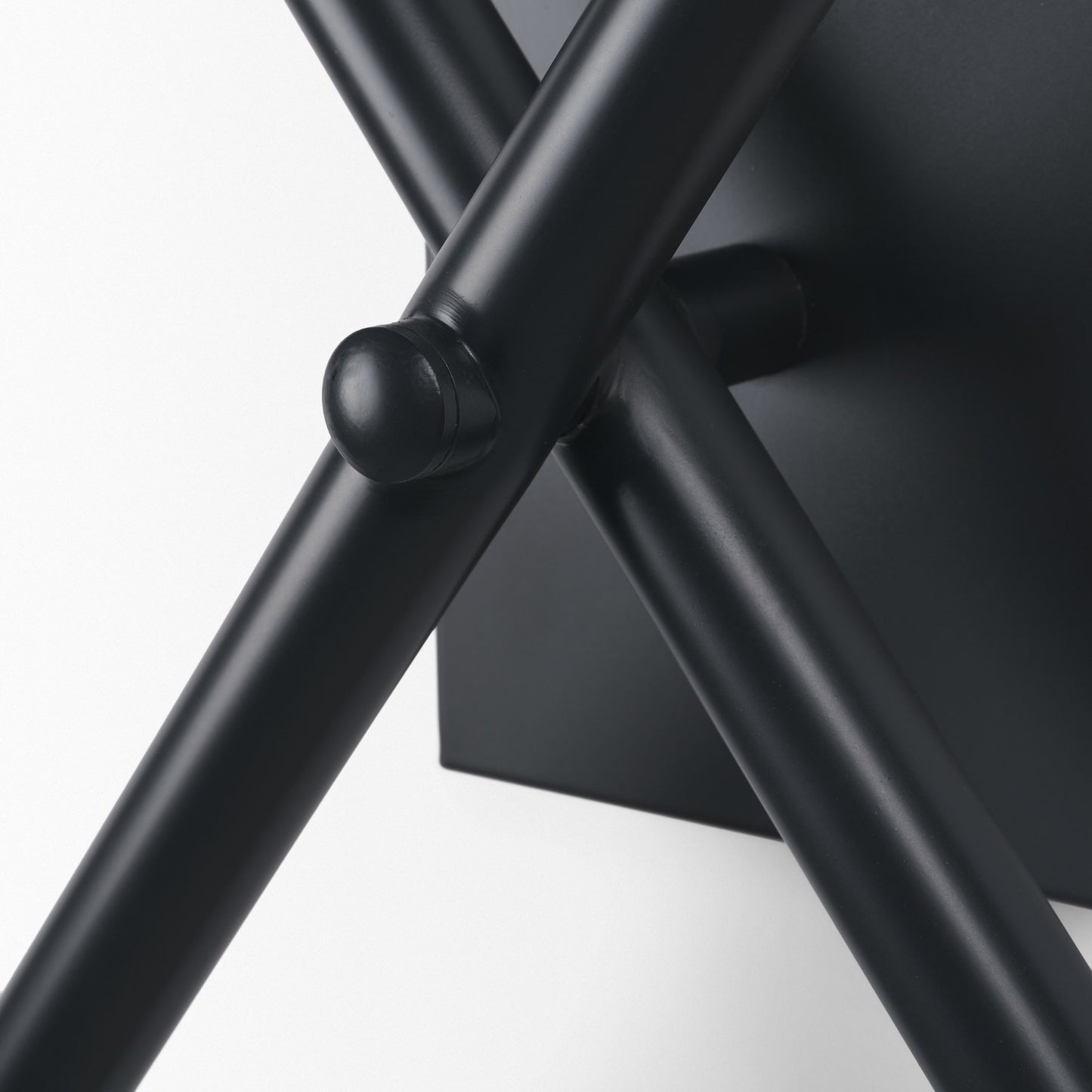 Xendi 4x25 Black Toned Metal Sputnik Wall Sconce