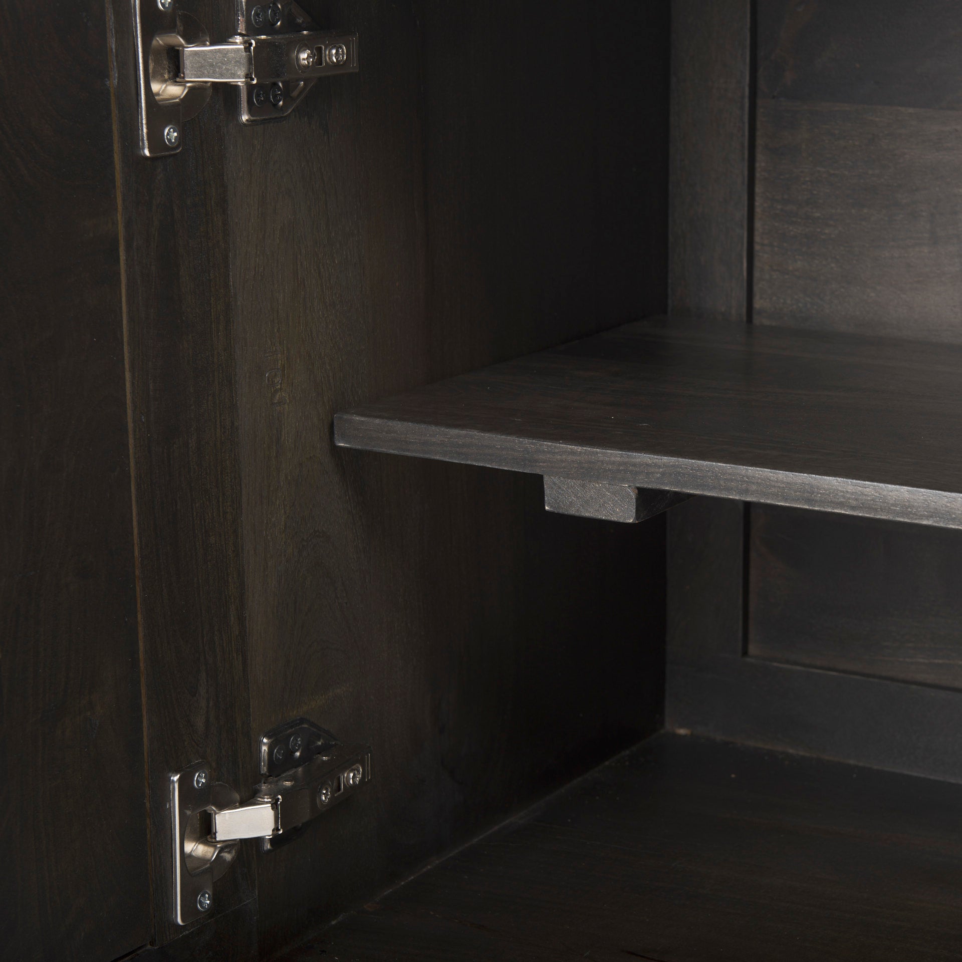 Darwin Dark Brown Wood 2 Door Accent Cabinet