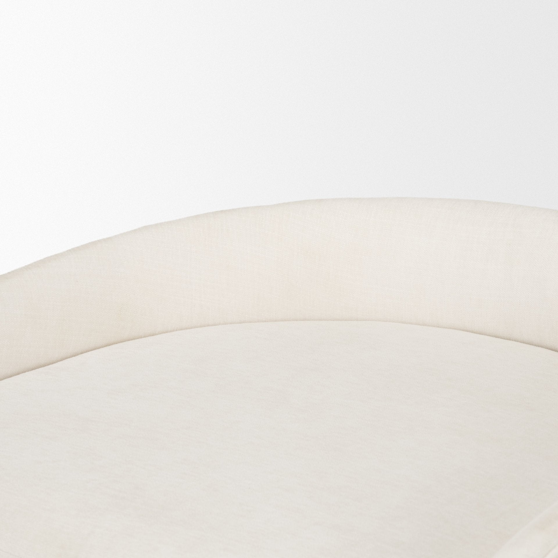 Hollyfield II Cream Fabric Seat W/ Gold Metal Base Counter Stool
