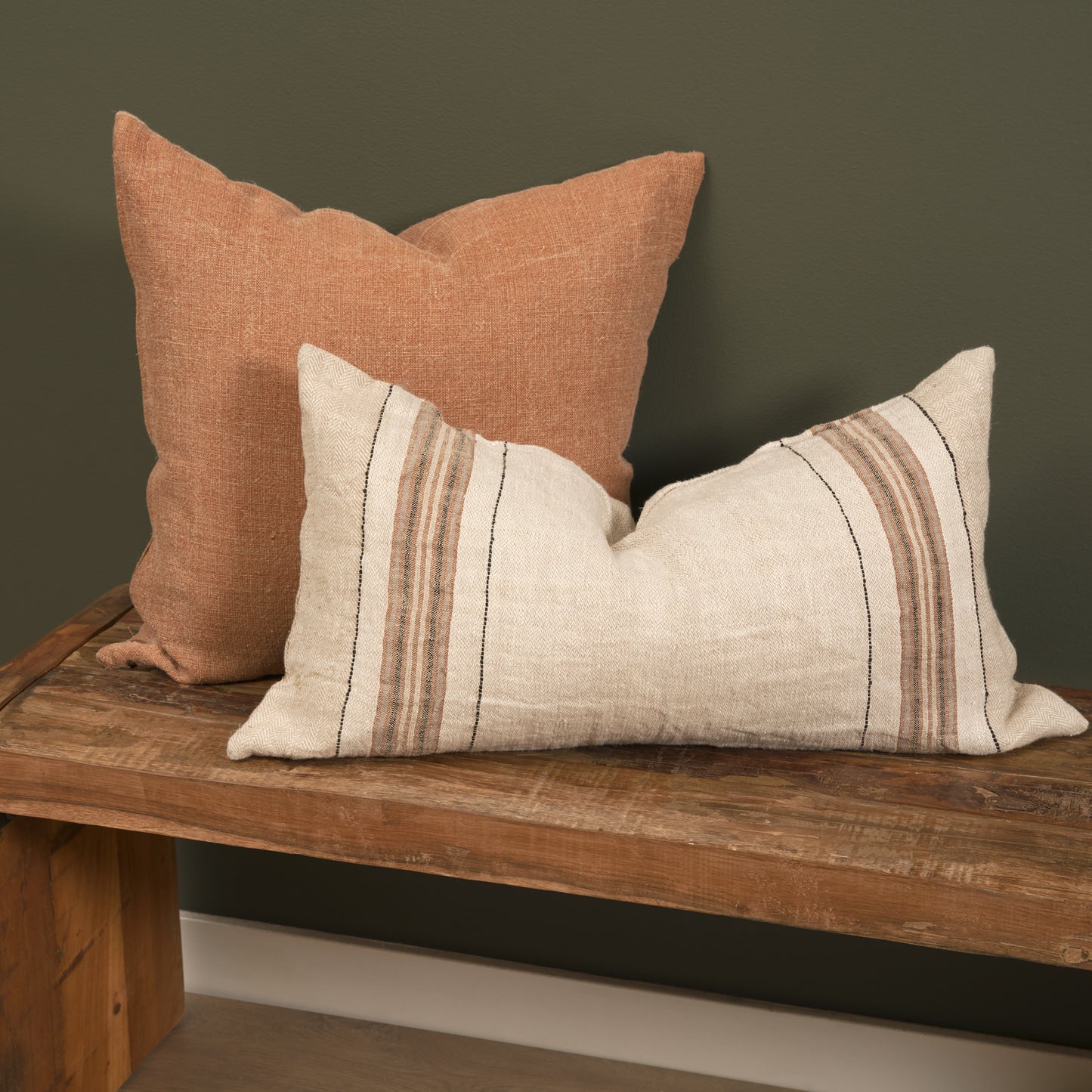 Jack Rust Linen Square Decorative Pillow Cover