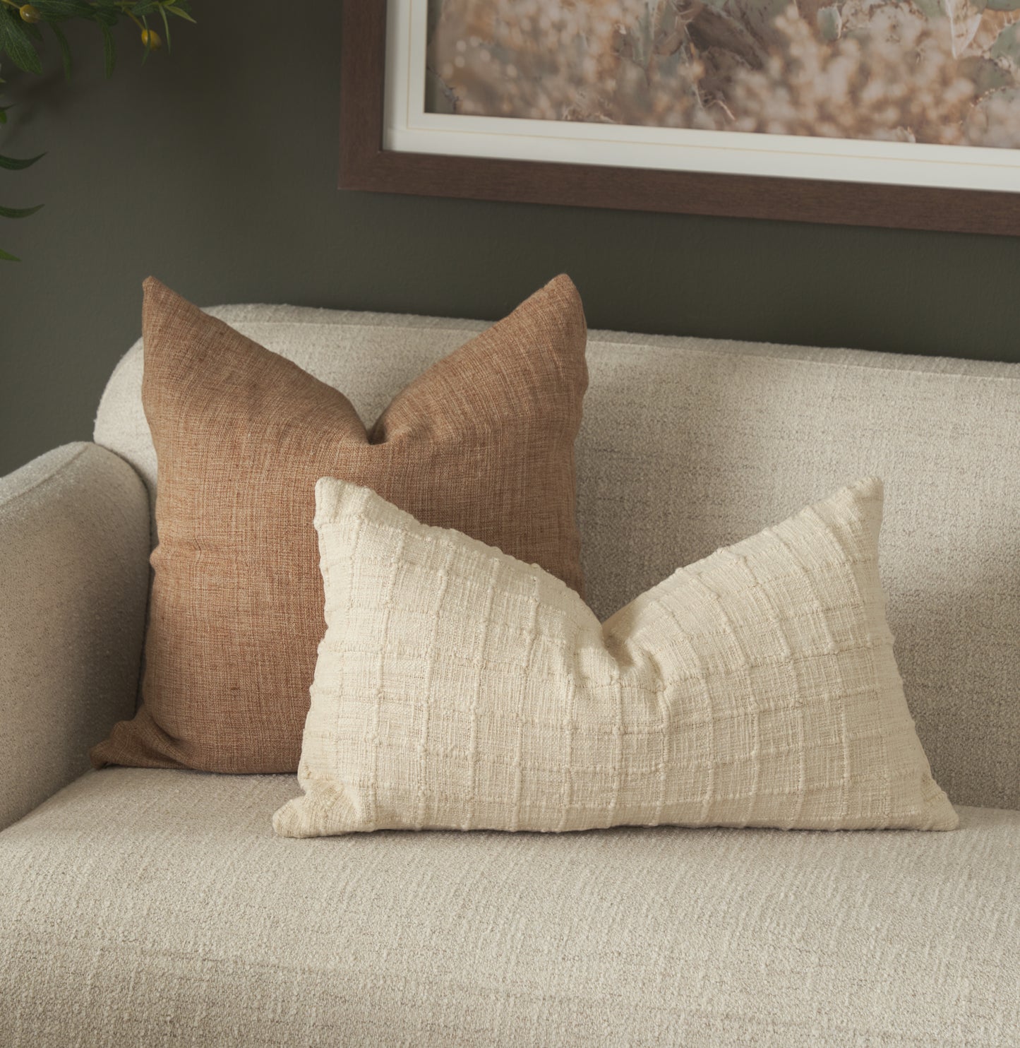 Jack Rust Linen Square Decorative Pillow Cover