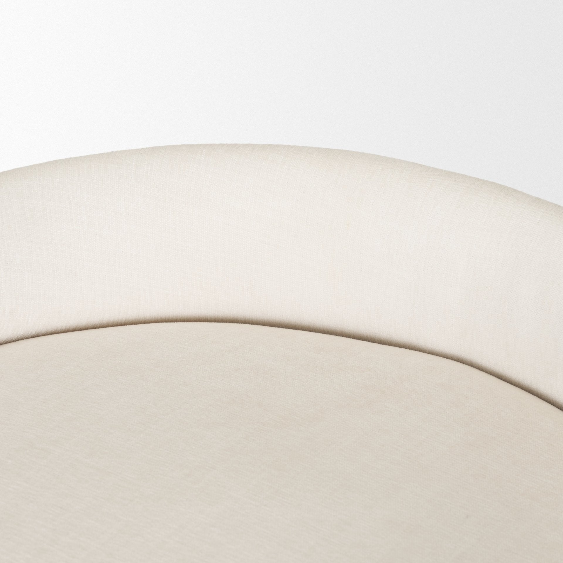 Hollyfield Cream Fabric Seat W/ Gold Metal Base Bar Stool