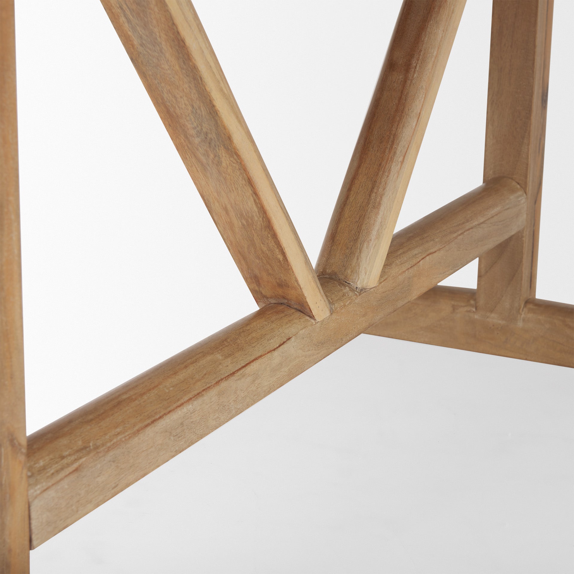 Viktor 94"L Light Brown Solid Wood Dining Table