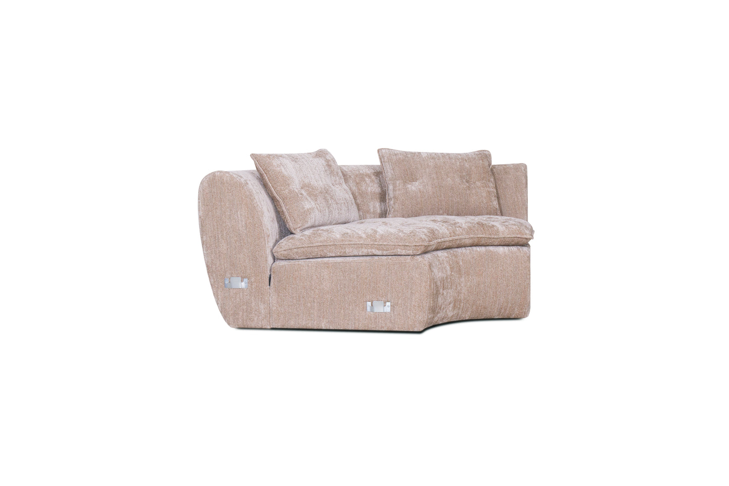 Jordan Fabric Sectional -Cobblestone
