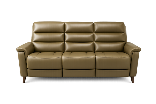 Maeve Leather Power Recliner Sofa
