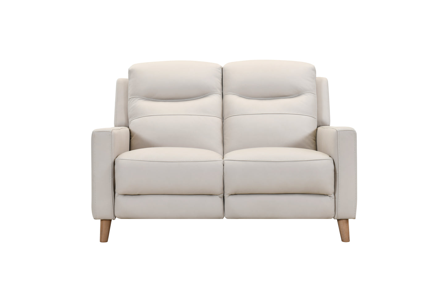 Phoenix Leather Power Recliner Set-Dove