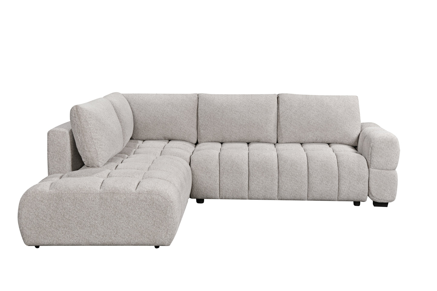 Monaco Sleeper Sectional with Storage-Grey