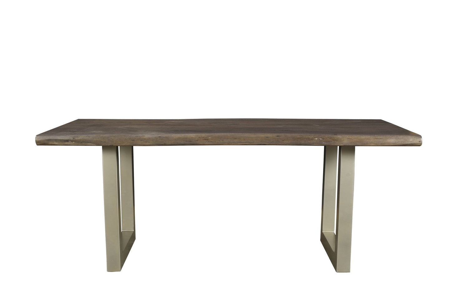TAJ Dining Table - Vinegar Matte Top/ U Tube Metal Base