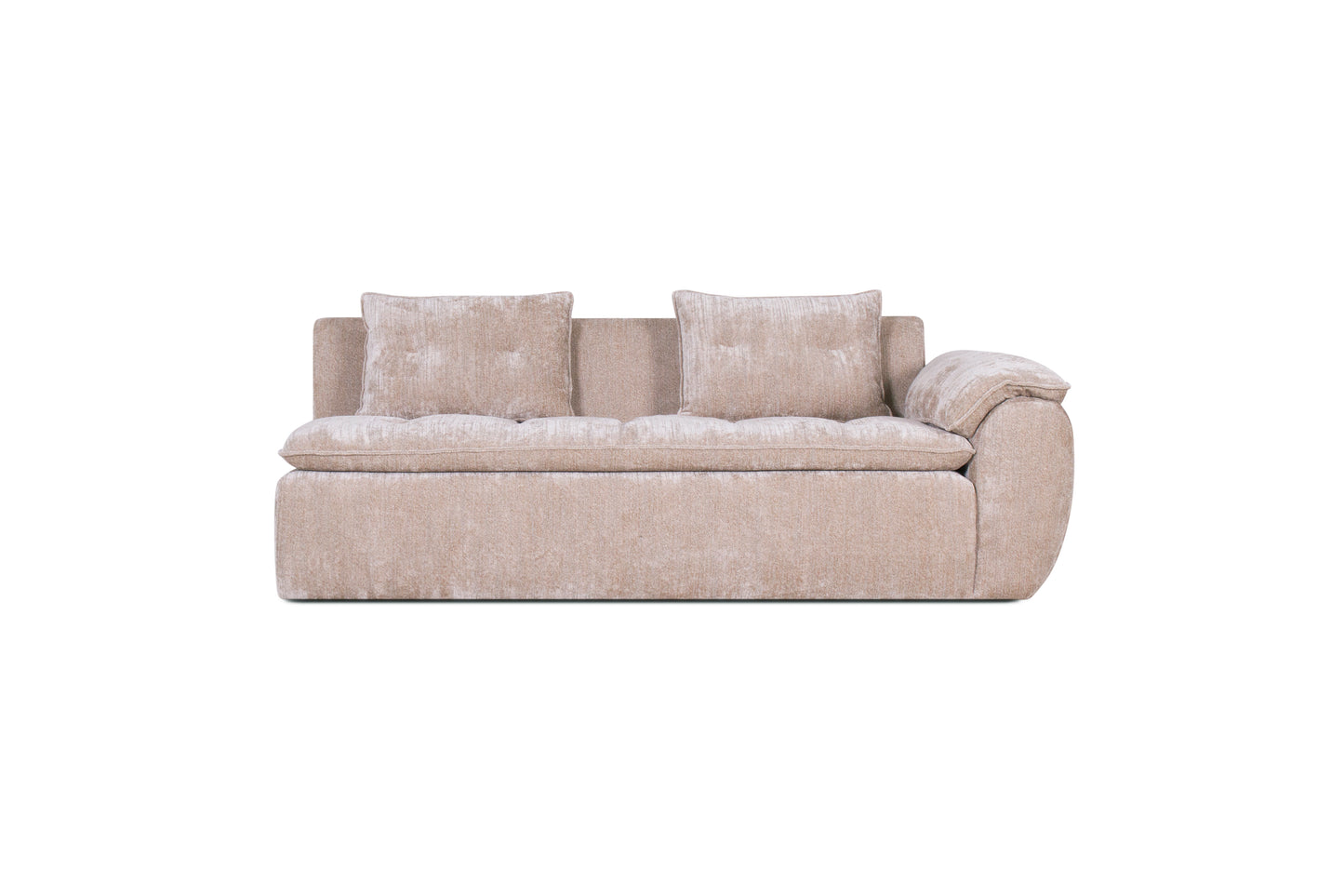 Jordan Fabric Sectional -Cobblestone