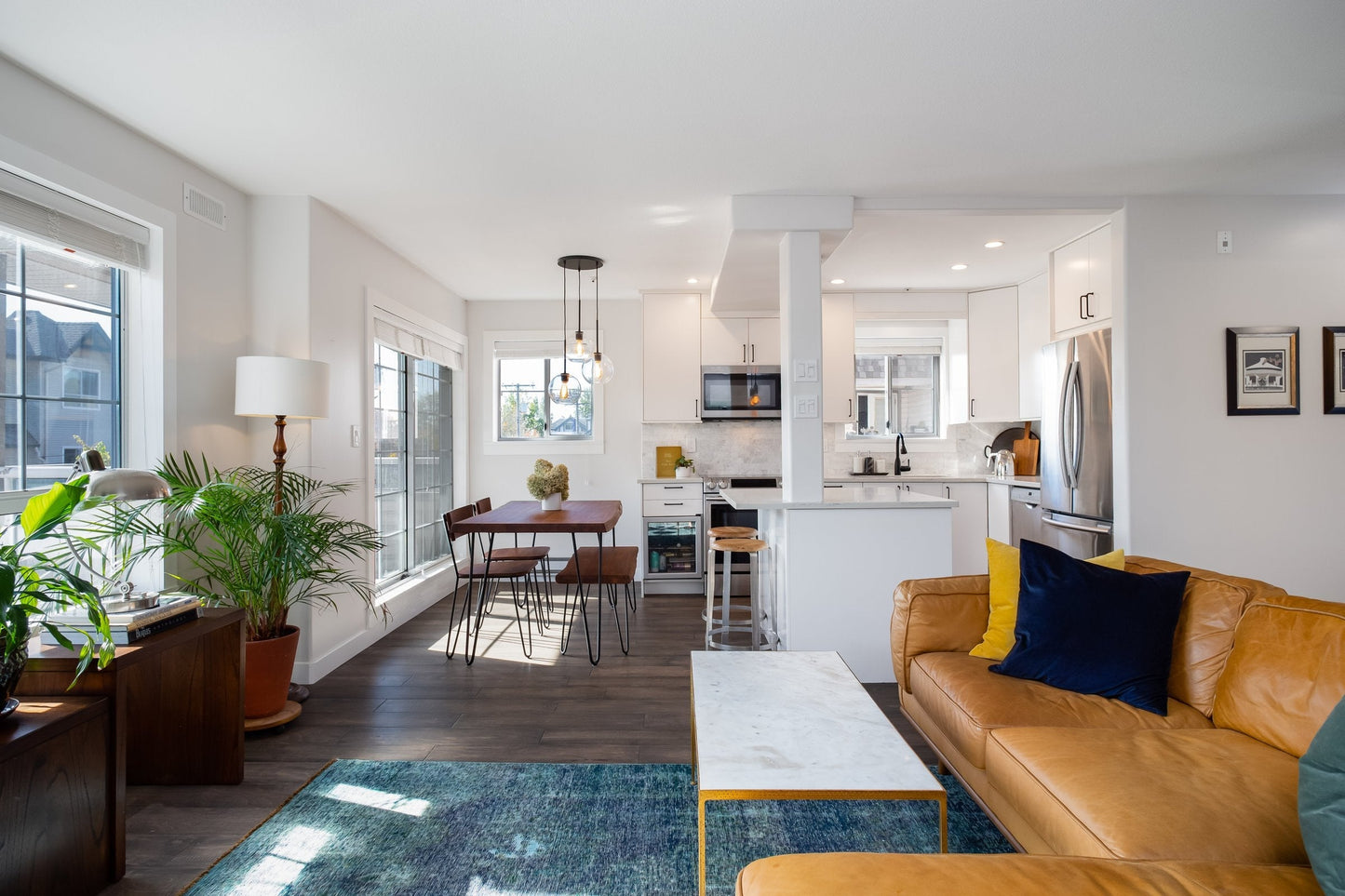 Organic Dining Table - Matte Brown