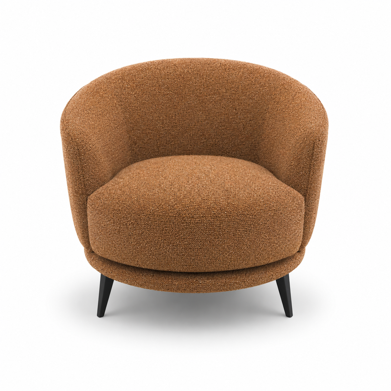 Runa Swivel Accent Chair-Tan