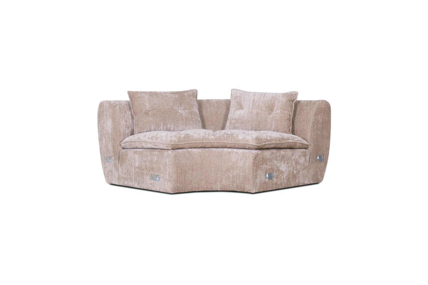 Jordan Fabric Sectional -Cobblestone