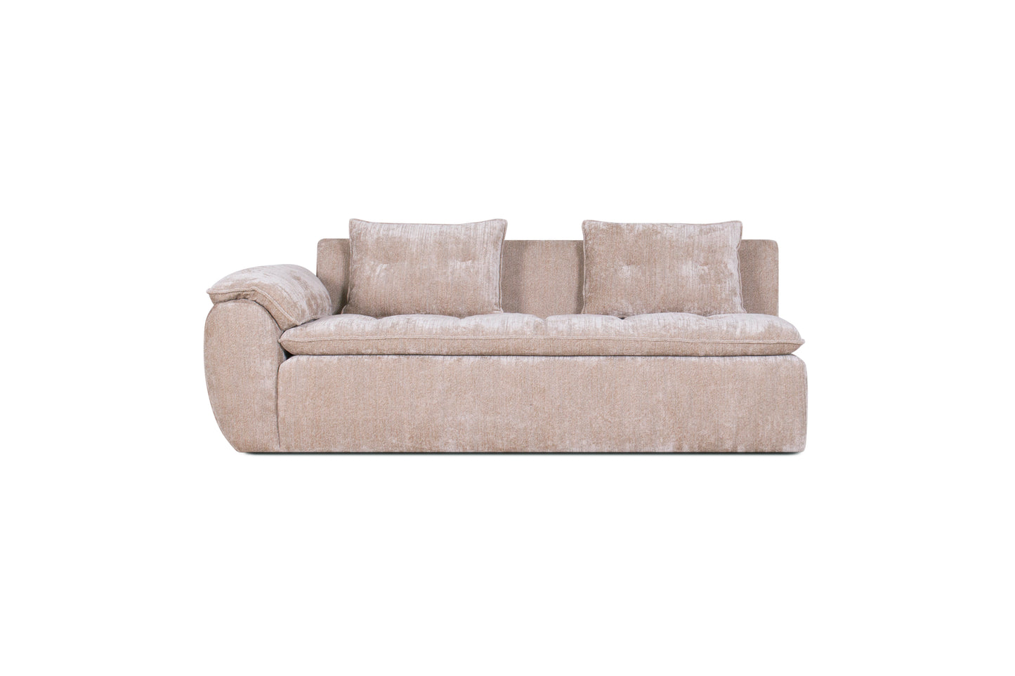 Jordan Fabric Sectional -Cobblestone