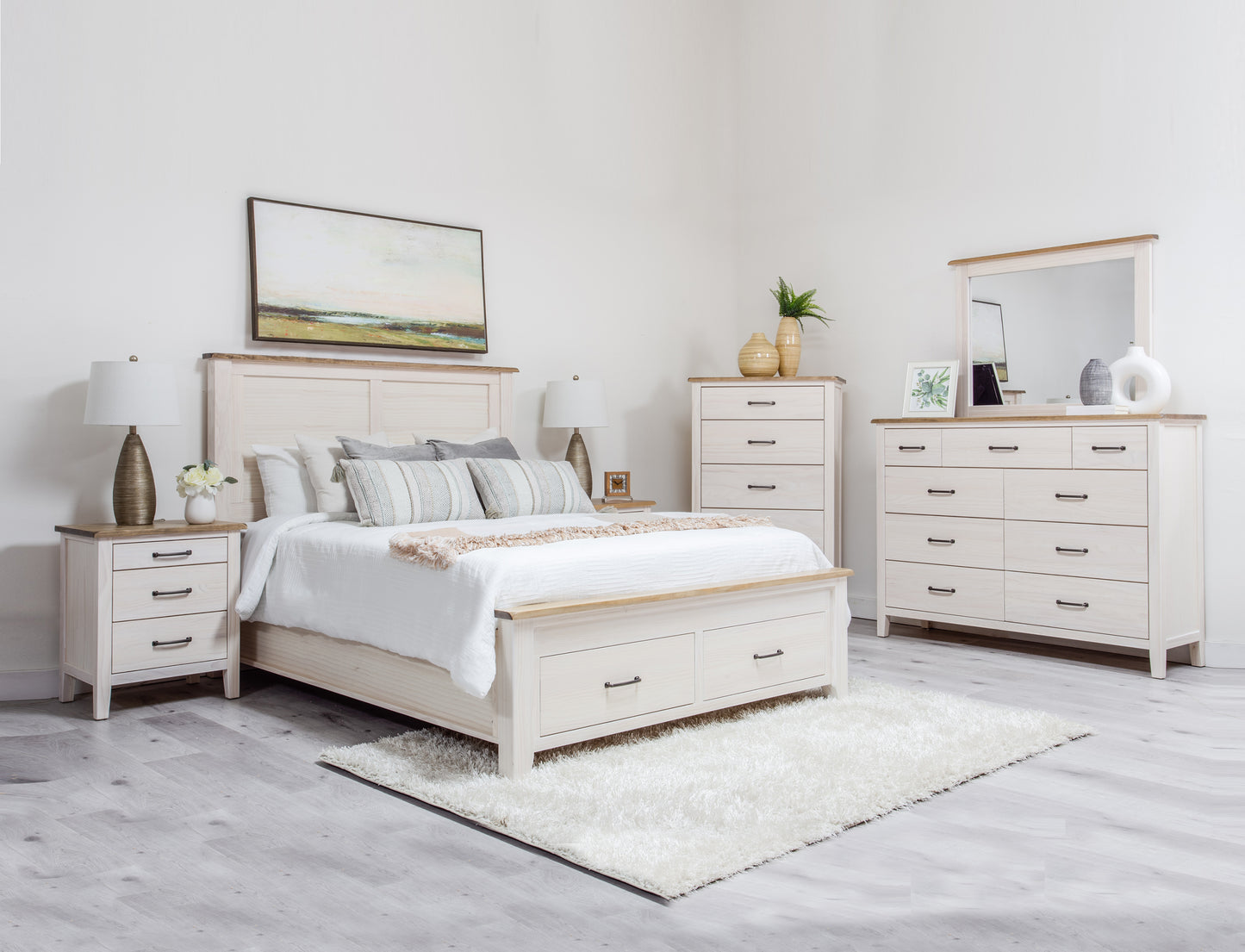Monkland Queen Bed Frame With Front Storage