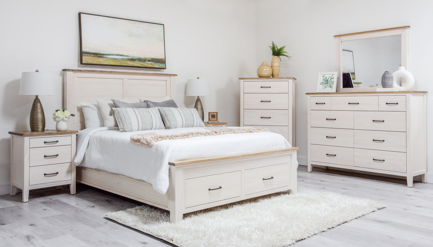 Monkland Queen Bed Frame With Front Storage