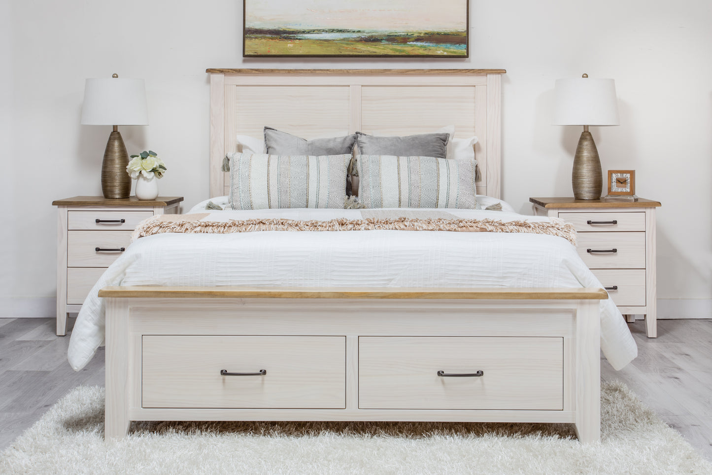 Monkland Queen Bed Frame With Front Storage