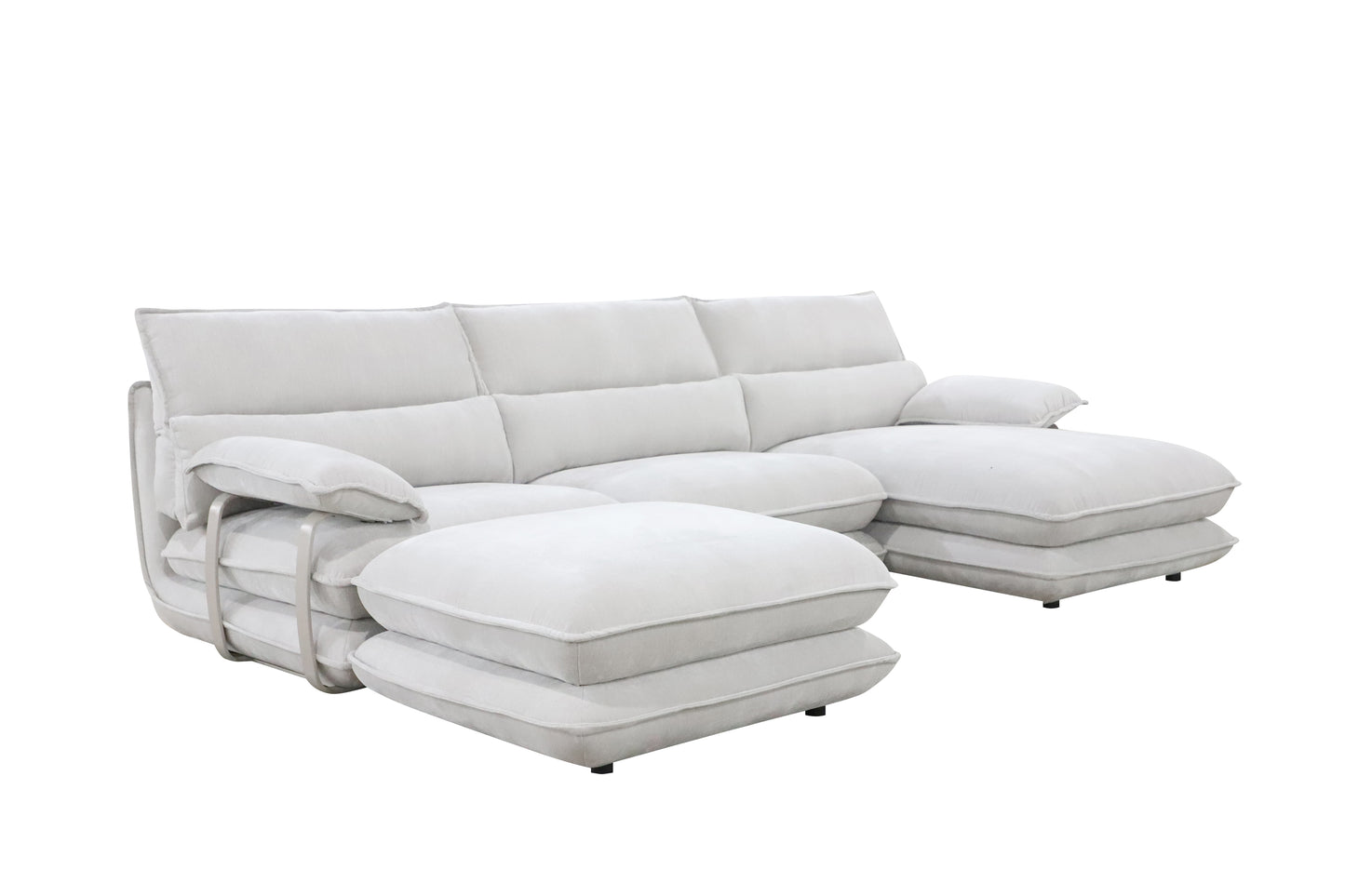 AMEUA SECTIONAL AND OTTOMAN 8748