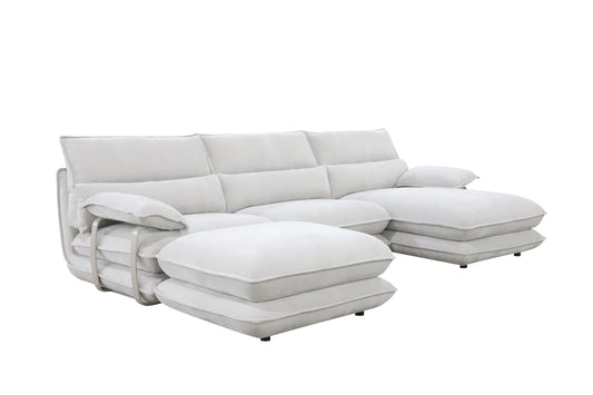 AMEUA SECTIONAL AND OTTOMAN 8748