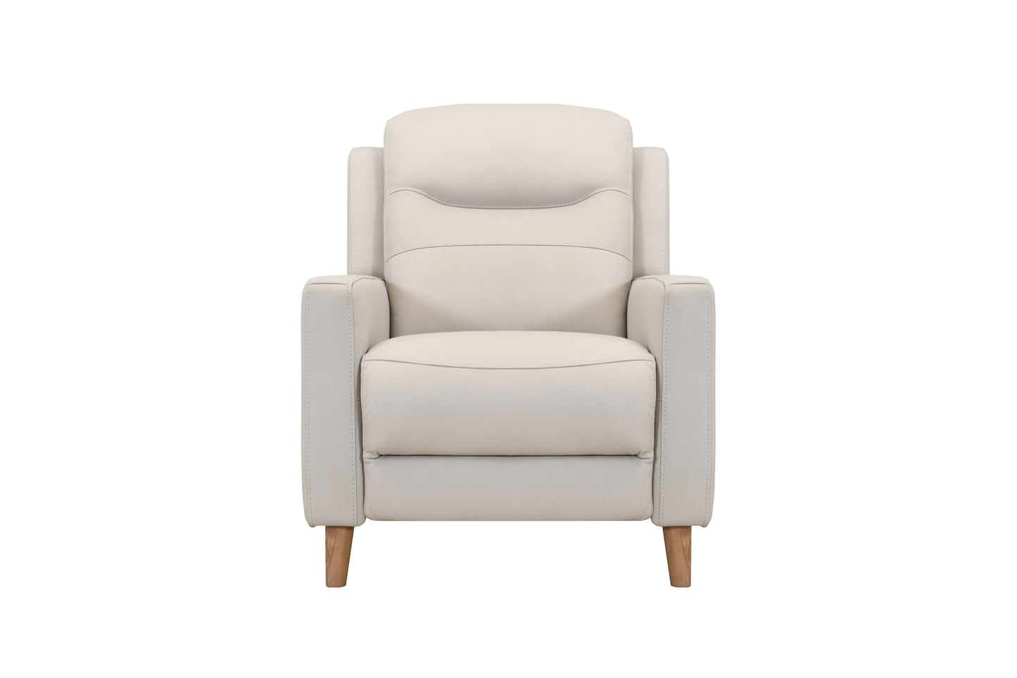 Phoenix Leather Power Recliner Set-Dove
