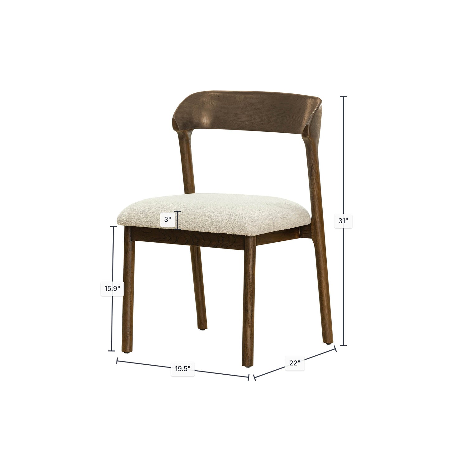 Abstract Dining Chair
