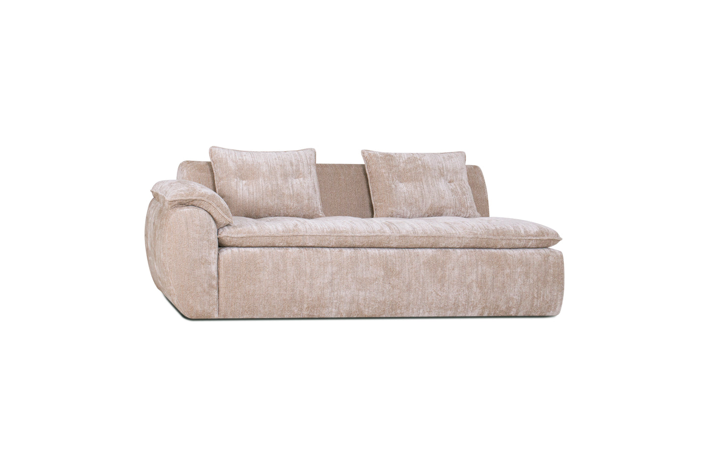 Jordan Fabric Sectional -Cobblestone