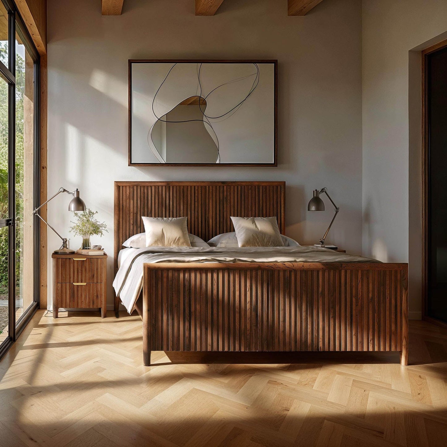 Britanica 2 Drawer Nightstand