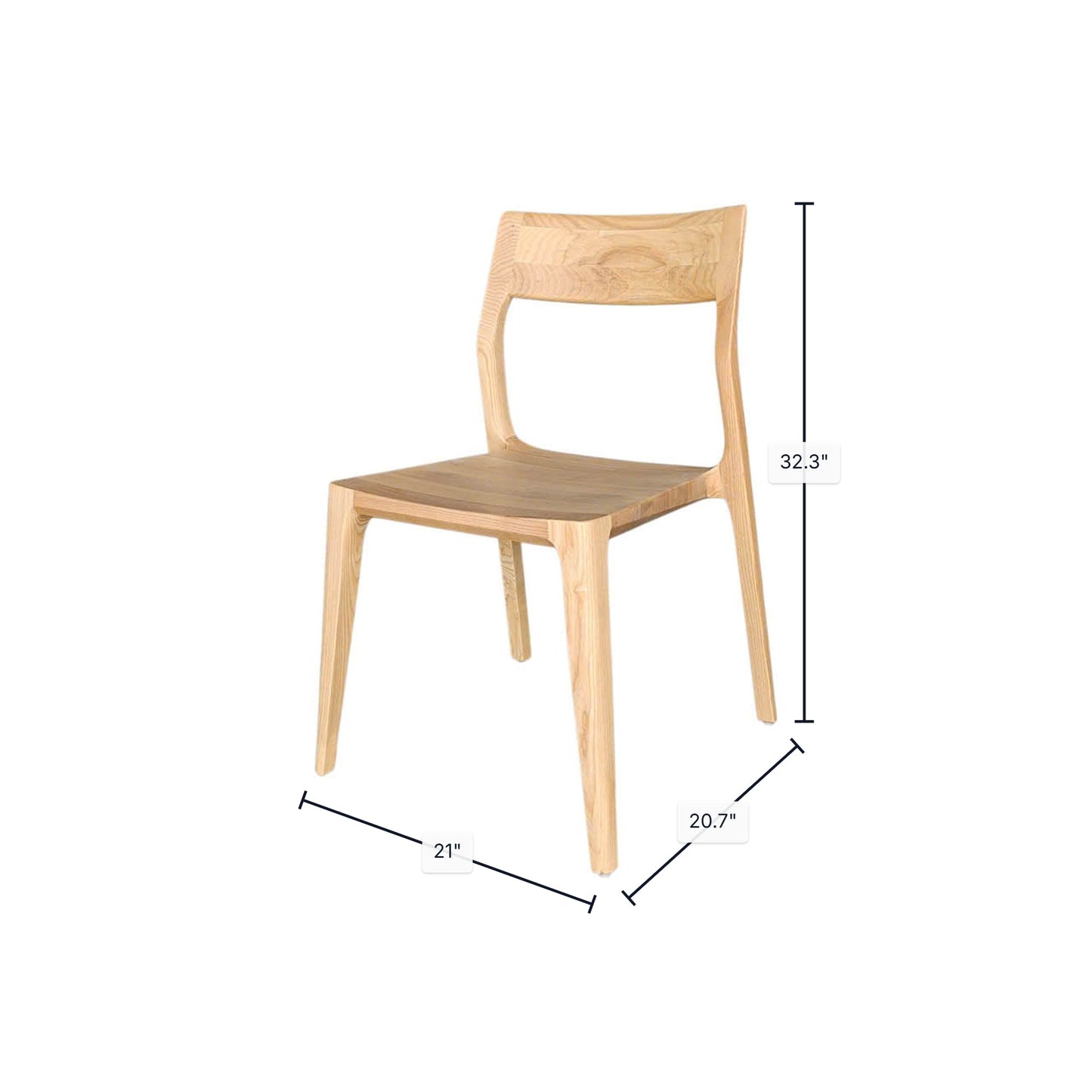 Catania Dining Chair - Natural