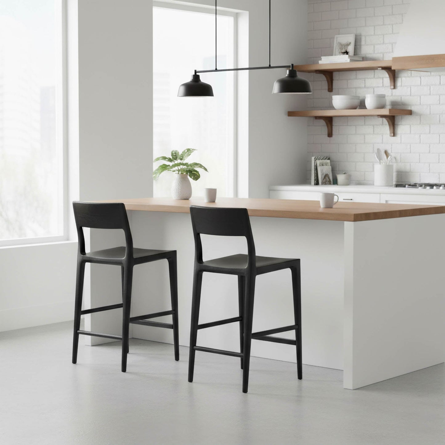 Catania Counter Stool - Black
