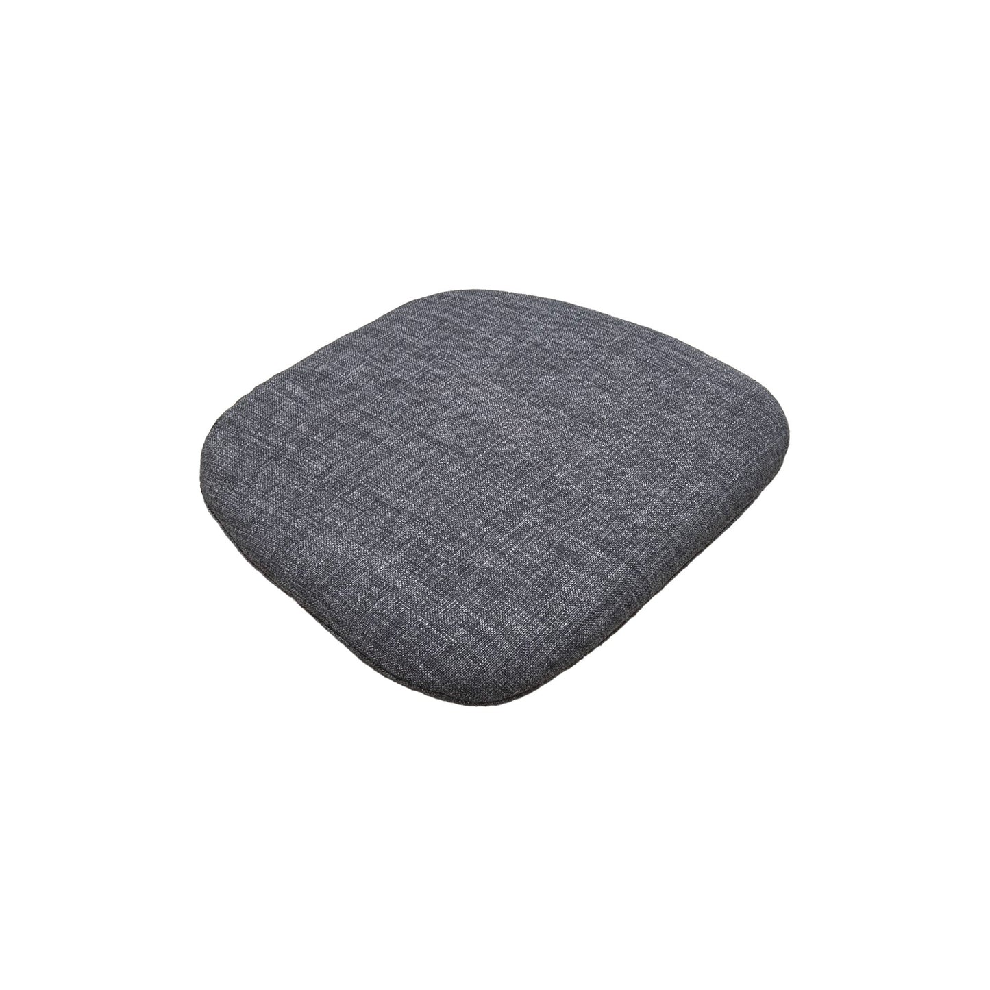 Custom Metal Crossback Fabric Cushion Seat - Grey