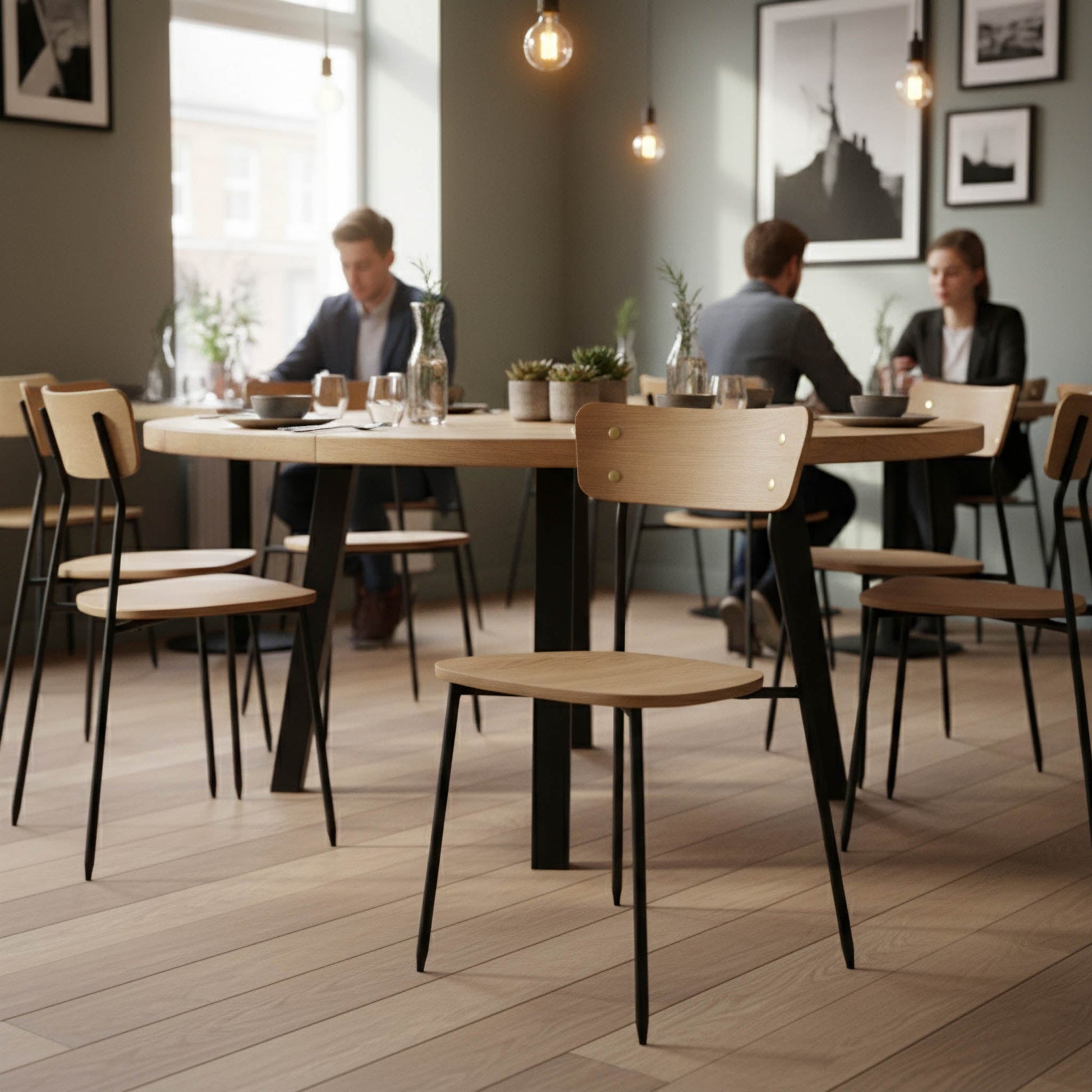 Colton Dining Chair - Natural Wood Seat