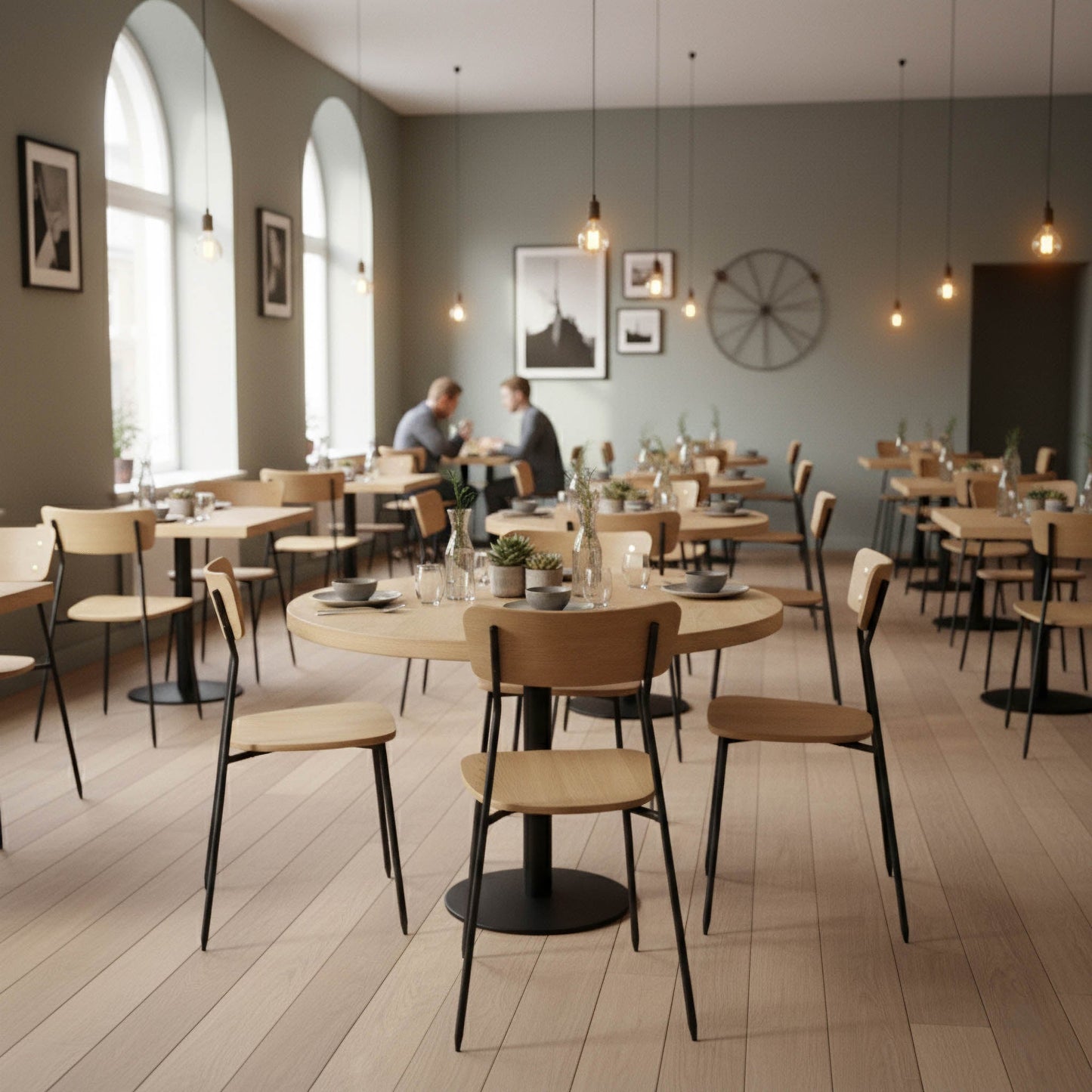 Colton Dining Chair - Natural Wood Seat