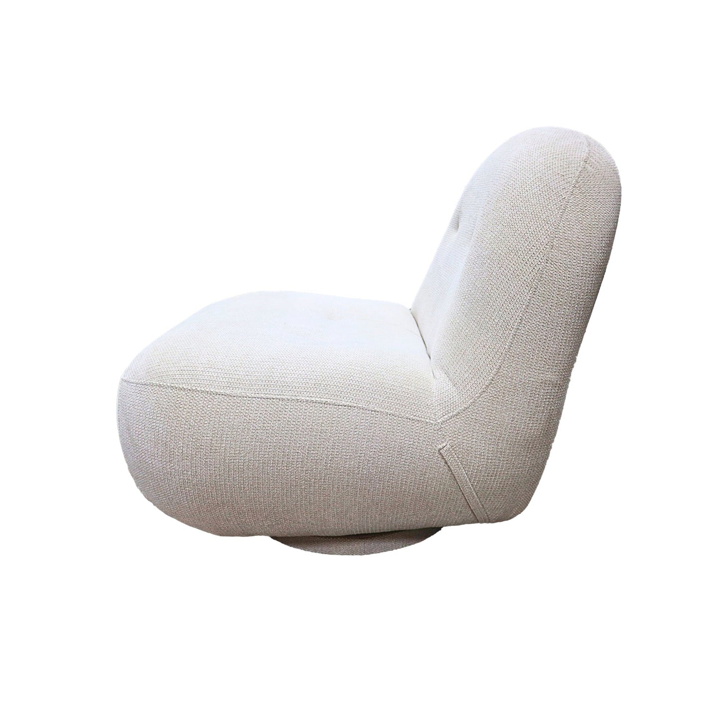 Creed Swivel Club Chair - Alabaster