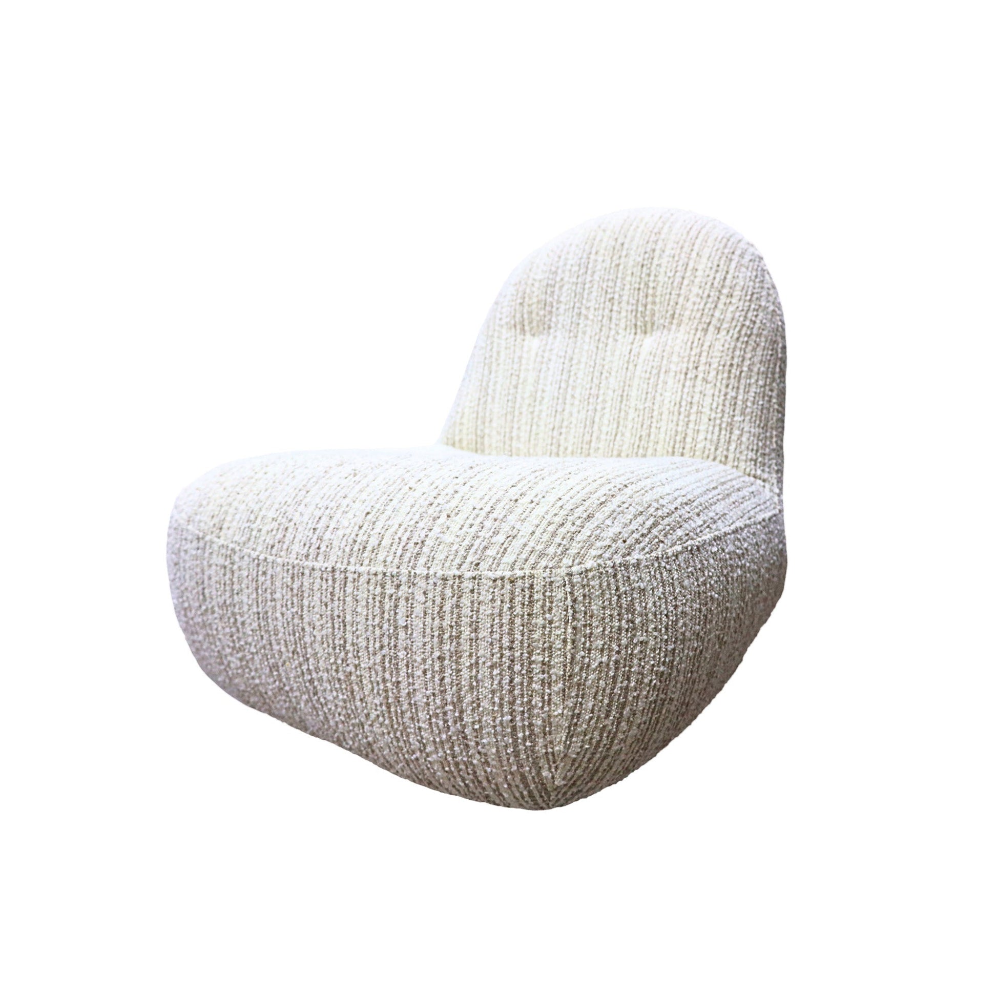 Creed Swivel Club Chair - Dune Stripes