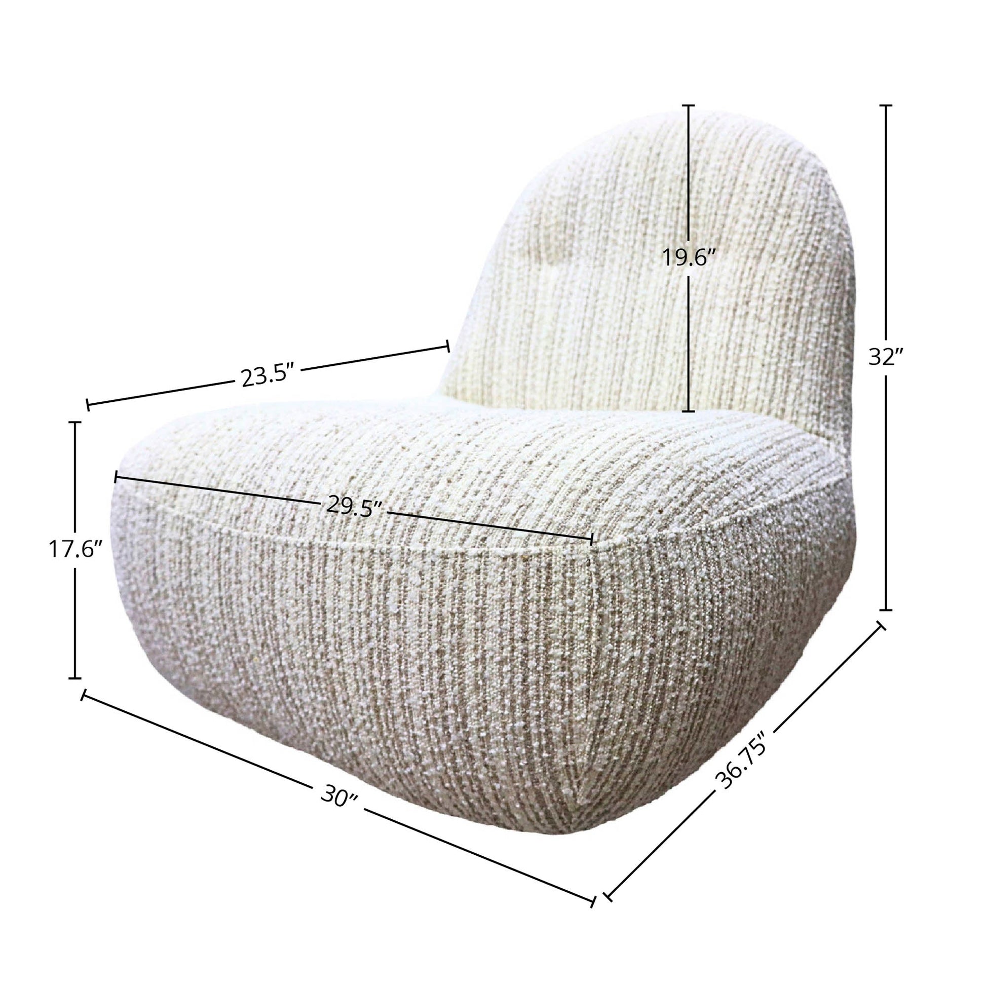 Creed Swivel Club Chair - Dune Stripes