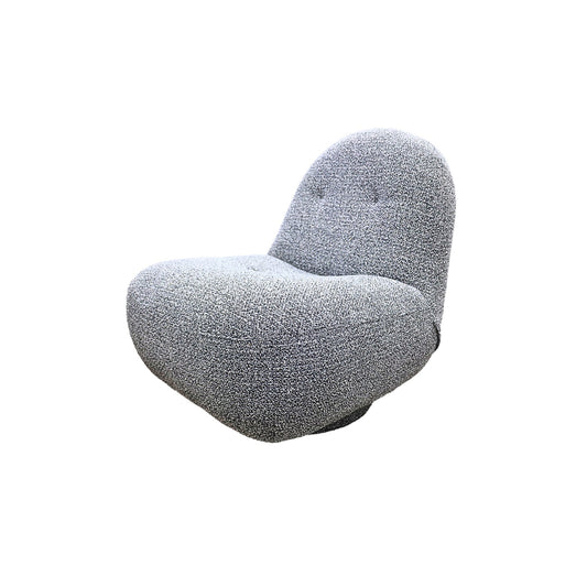 Creed Swivel Club Chair - Granite