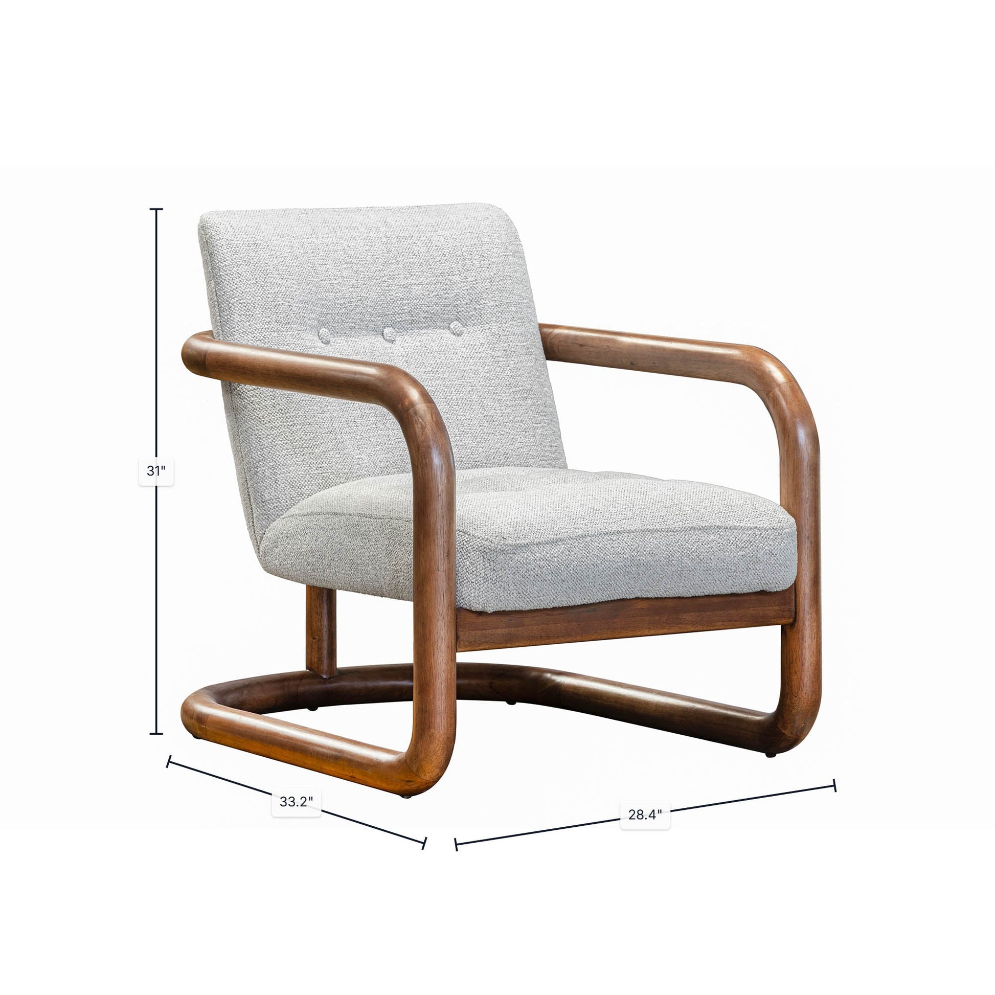 Curbside Club Chair - Ivory