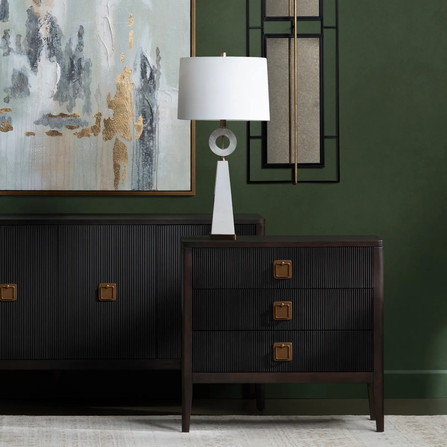 Worthington three-drawer Chest