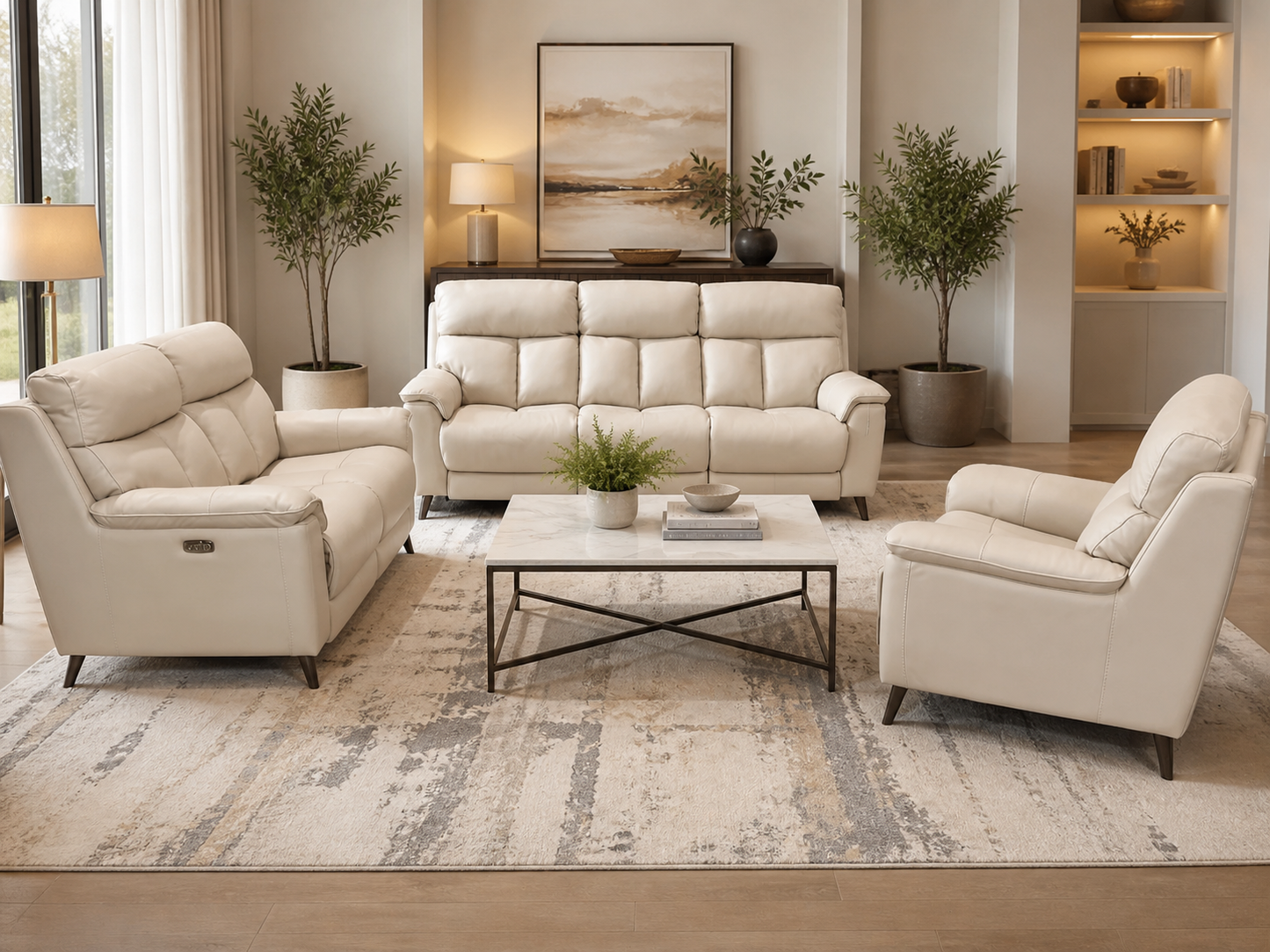 Finn Leather Power Reclining Sofa