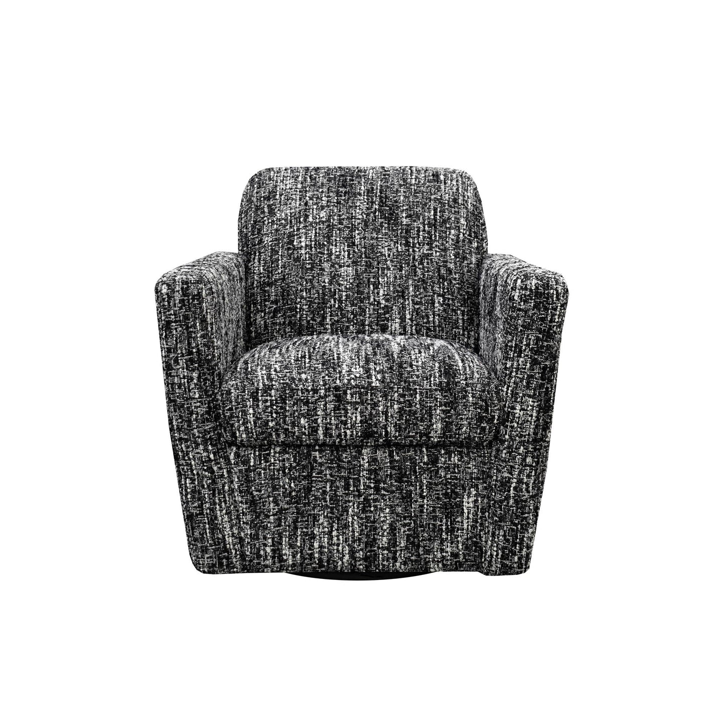 Cooper Swivel Club Chair - Chanel Black