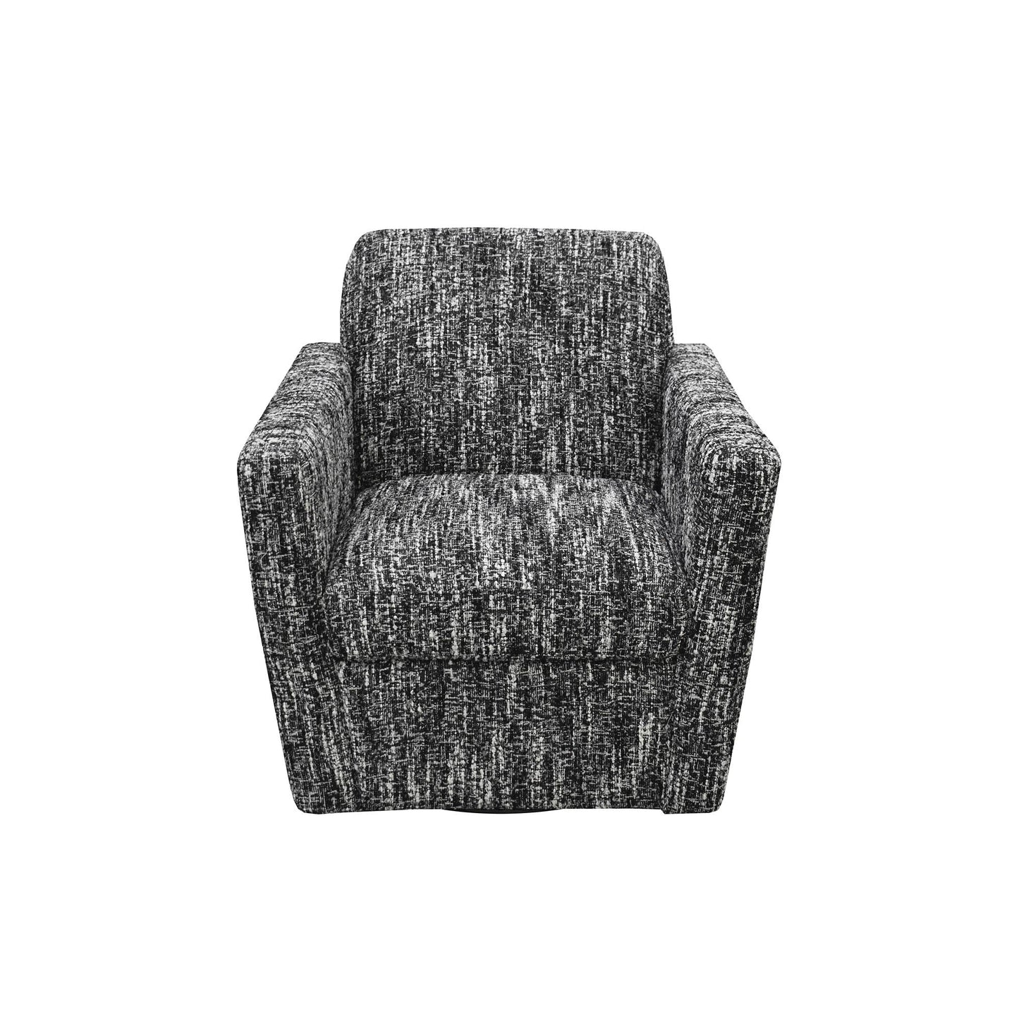 Cooper Swivel Club Chair - Chanel Black