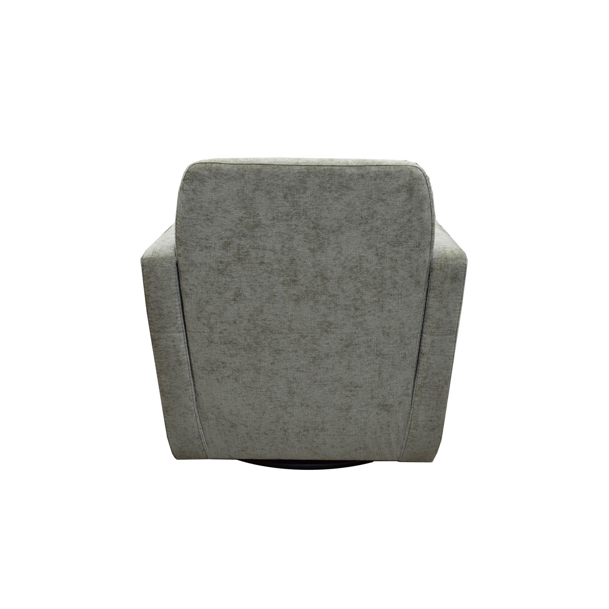 Cooper Swivel Club Chair - Sage Chenille