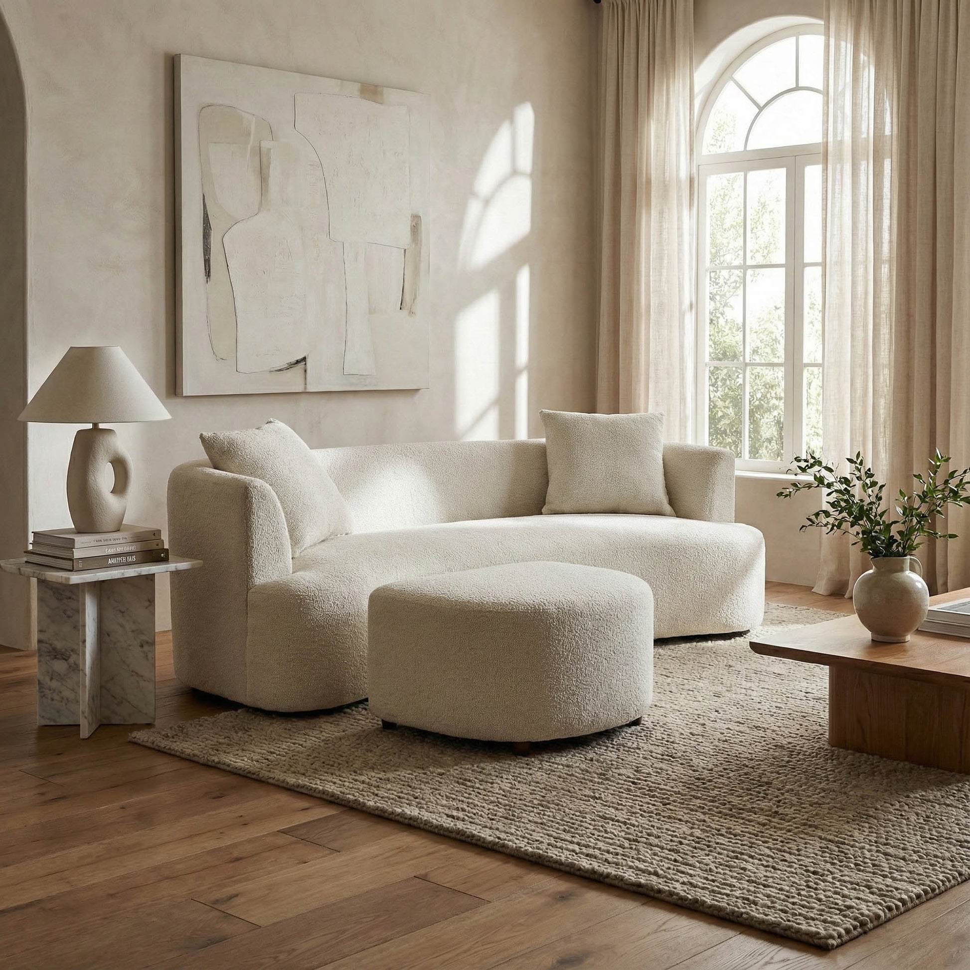 Isabella Sofa - Cream Weave