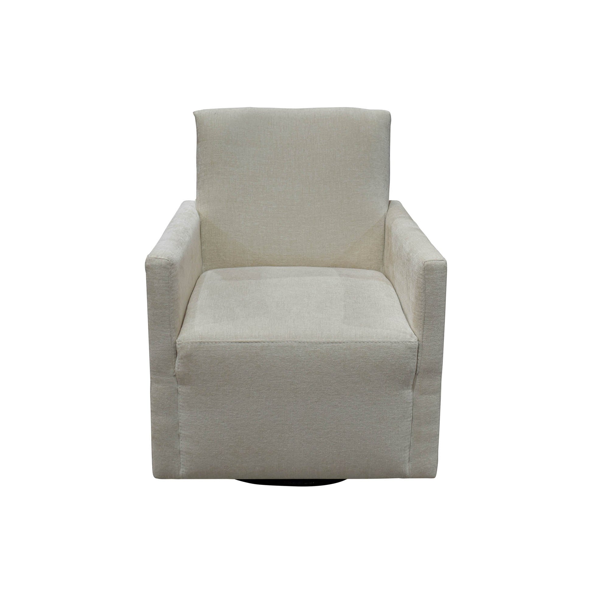 Riley Swivel Club Chair - Ivory