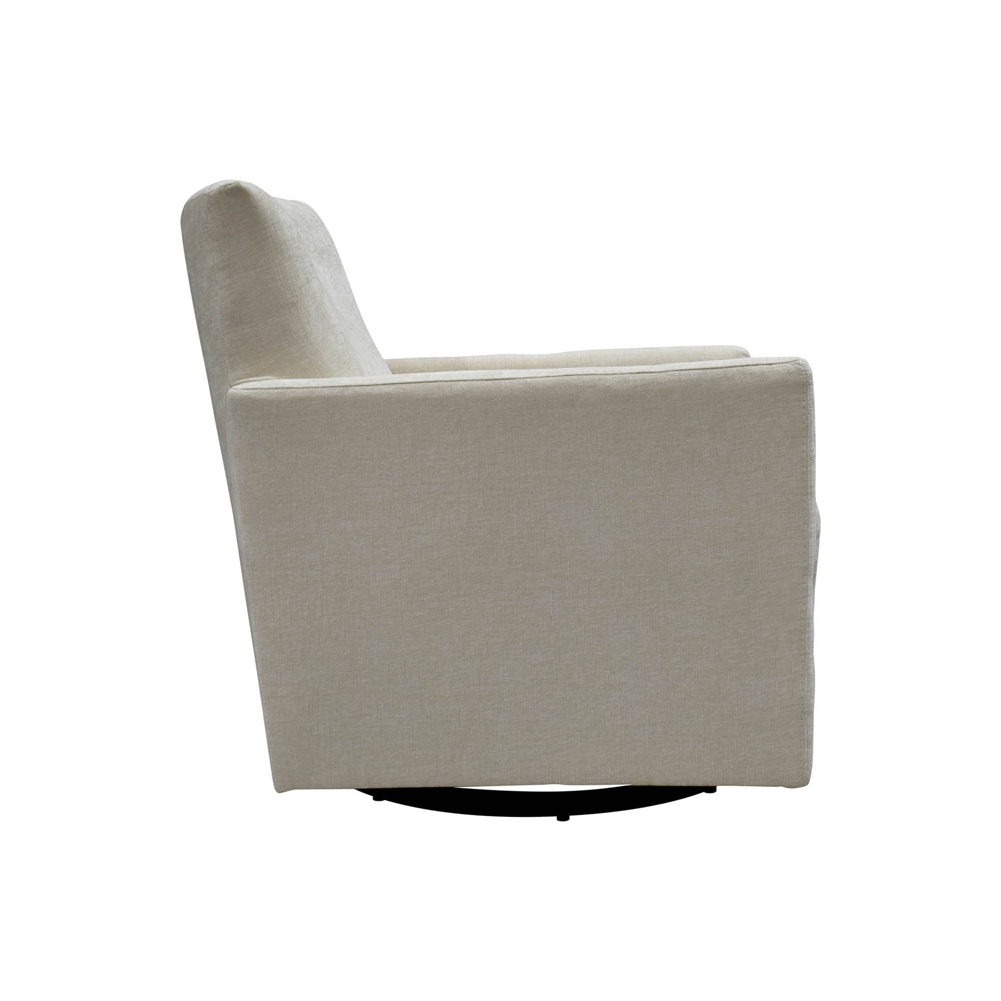 Riley Swivel Club Chair - Ivory