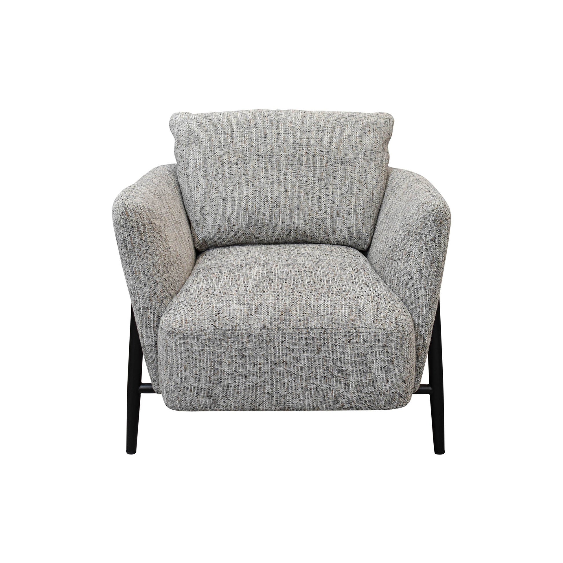 Beaux Club Chair - Granite Tweed