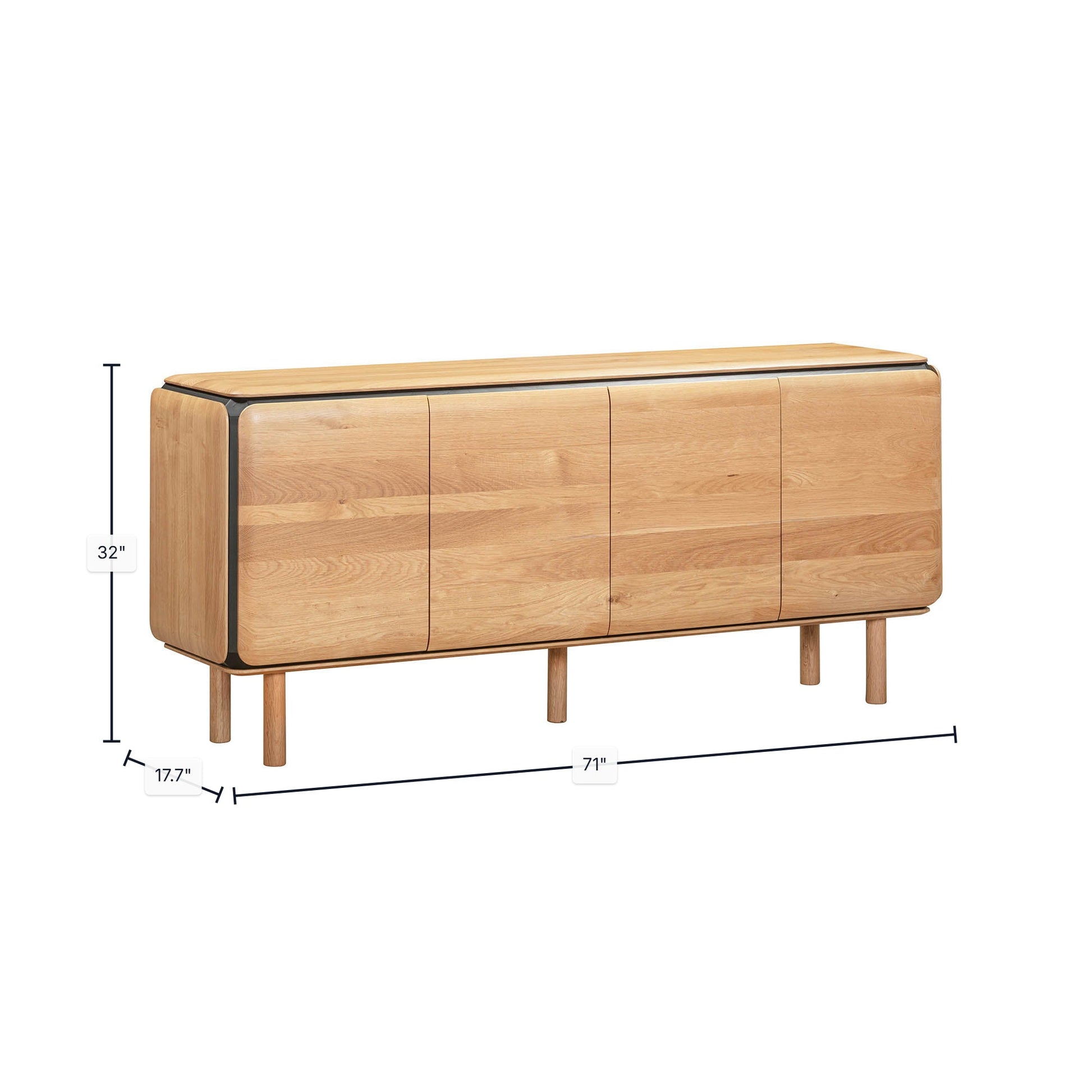 Distillery 4 Door Sideboard